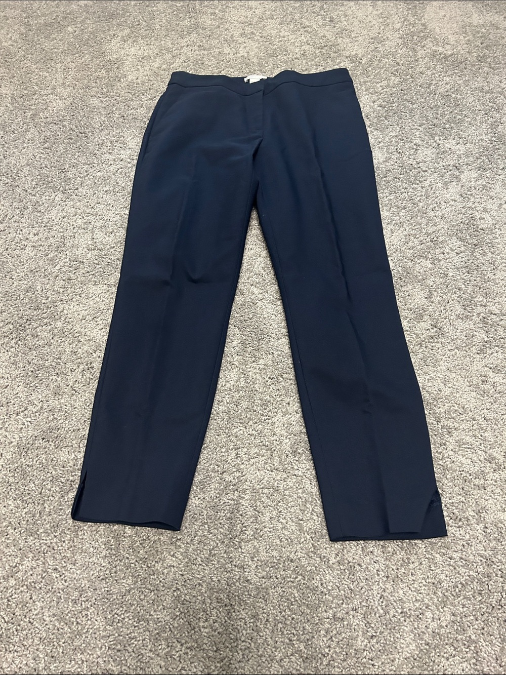 H&M Women's Navy Cropped Ankle Pants